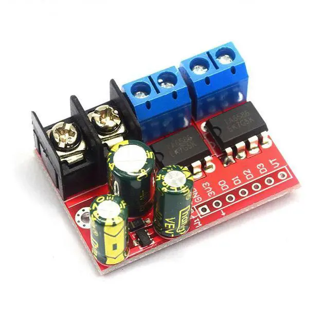 Alt view image 2 of 3 - H Bridge Remote Control 5A 3V-14V Dual DC Motor Drive Module Voltage Reverse PWM Speed Regulation Double Super L298N 5AD