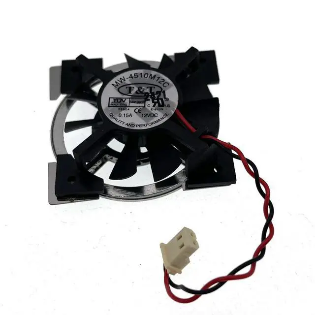 Alt view image 2 of 3 - for T&T MW-4510M12C 4510M12C 45MM DC 12V 0.15A Graphics Video Card Cooling Fans