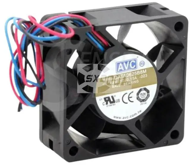 Main image of 60mm fan 6cm for AVC DATA0625B8M 6025 60mm DC 48V 0.15A Dual Ball Bearing Inverter Cooling Fan 60X60X25 mm