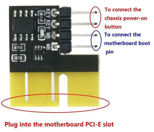 Main image of PCI-E the computer power on the machine power recovery automatic computer lossless installation desktop
