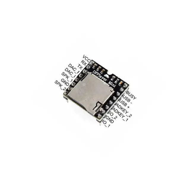 Alt view image 2 of 3 - DF Player Mini MP3 Player Module MP3 Voice Decode Board Supporting TF Card U-Disk IO/Serial Port/AD for Diy Kit