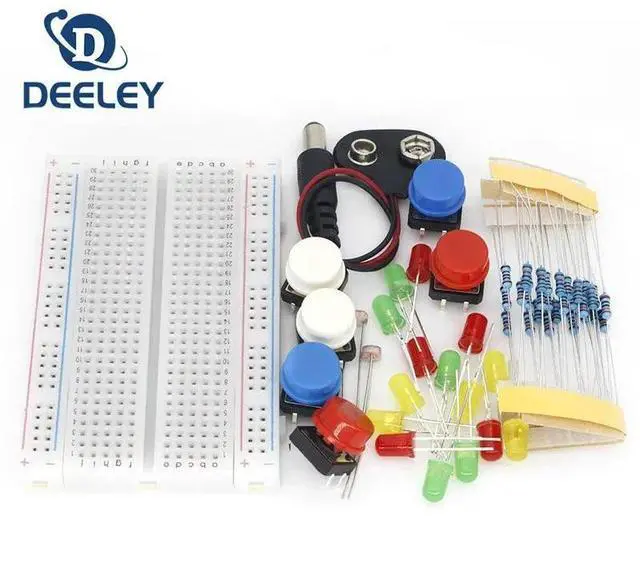 Main image of Starter Kit For UNO R3 Mini Breadboard LED Jumper Wire Button for Diy Kit school education