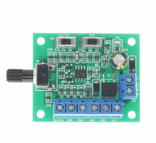 Alt view image 2 of 3 - DC8-24V brushless DC motor speed controller With drive brushless motor PWM speed control board