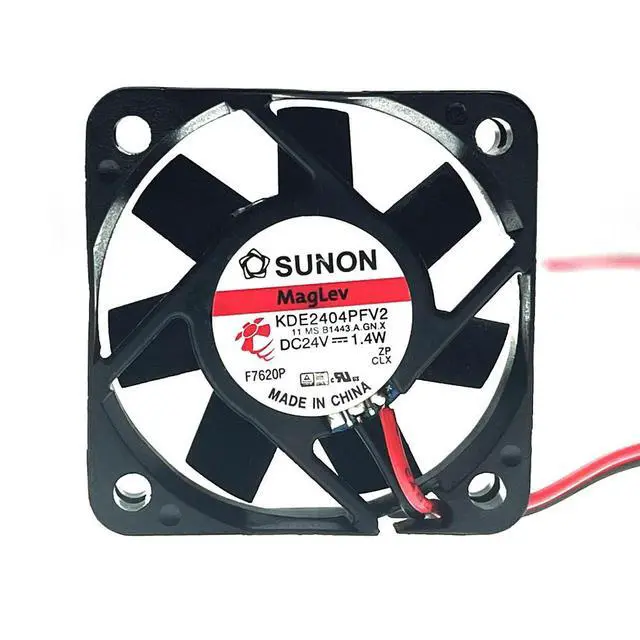 Alt view image 2 of 3 - 4010 24V Fan 3D Printer Printing Mold Cooling Fan KDE2404PFV2 4cm DC 24V 1.4W 40X40X10 2-Wire High Speed