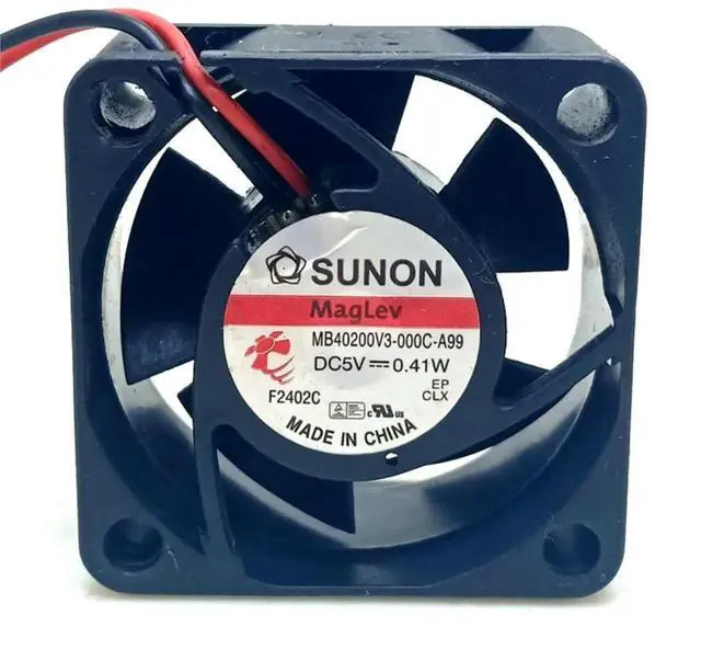 Alt view image 3 of 3 - 2pcs 4cm DC5V Fan for MB40200V3-000C-A99 40mm 5V Cooling 3D Printers and Electronics