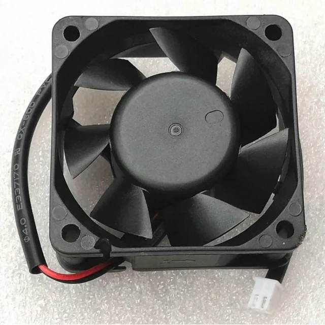 Alt view image 2 of 3 - EFC-06E12H For DWPH 6025 60mm 6CM Fan 2-wire 2.5 Plug 12V 0.6A Cooling