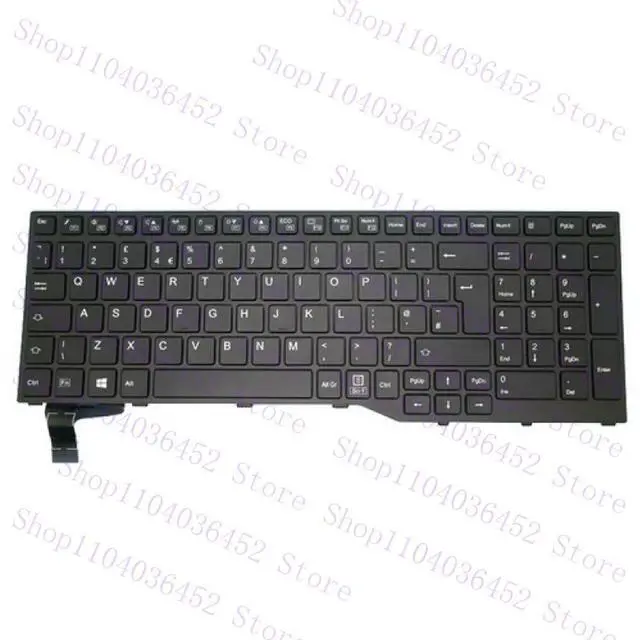 Main image of UK Keyboard For Fujitsu A3510 A3511 CP792471-01 FJM20B86GB3D85 Non-Backlit