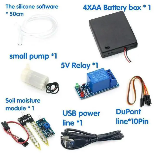 Main image of Automatic irrigation module DIY kit soil moisture detection automatic water pumping