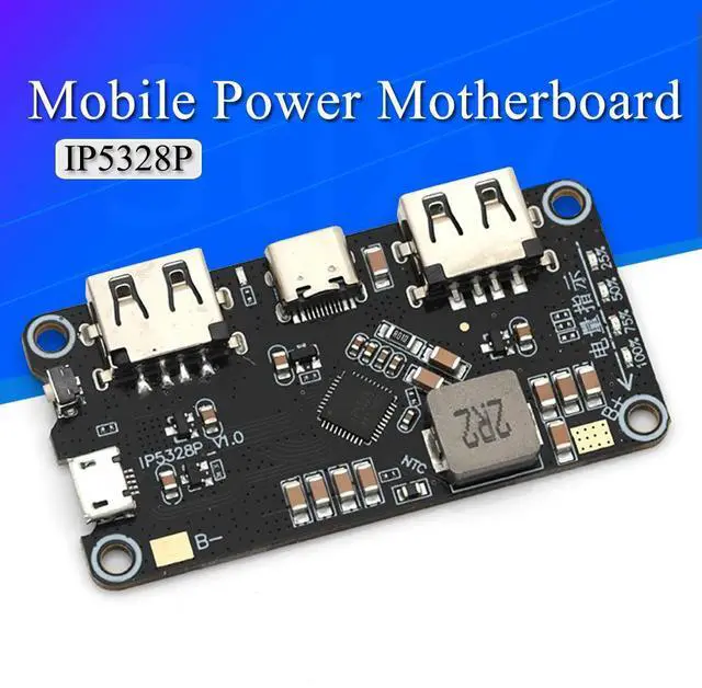Main image of IP5328P Dual USB Charger treasure Tpye-c 3.7V to 5V 9V 12V Step up Fast Quick Charger Circuit Board QC2.0 QC3.0
