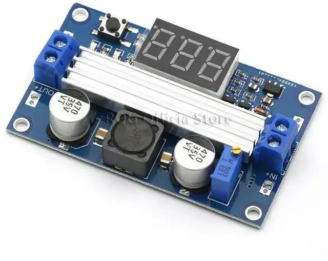 Alt view image 3 of 3 - DC DC-DC 3~35V to 3.5~35V LTC1871 Booster step up Step-up module Converter Regulated Power Supply+VoltMeter