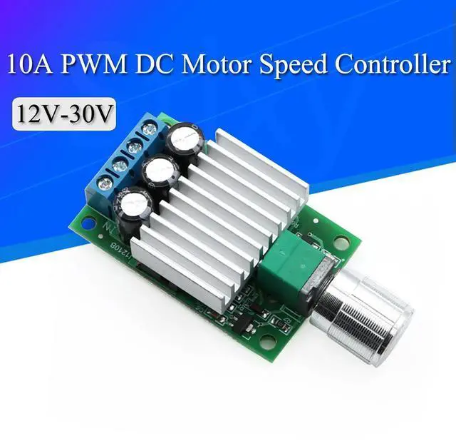 Main image of 10A 12V-30V PWM DC Motor Speed Controller 12V 24V Adjustable Speed Regulator Dimmer Control Switch for Fan Motor LED Light