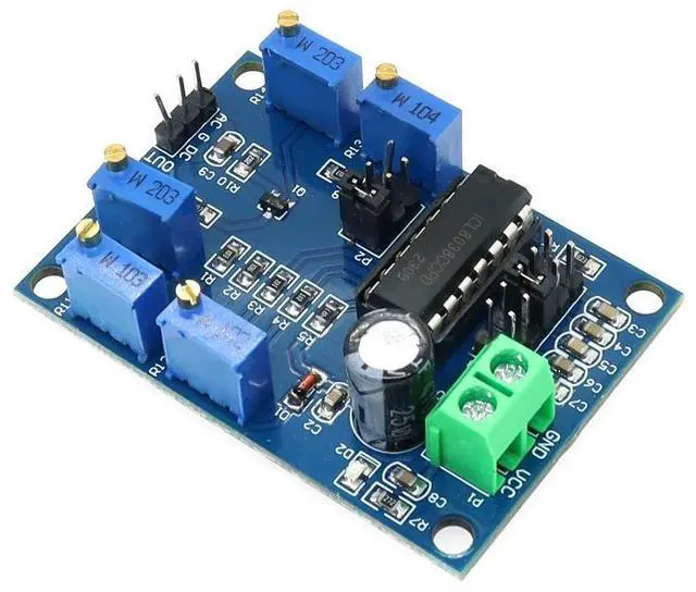 Alt view image 3 of 3 - ICL8038 Waveform Signal Generator Sine Triangle Square Wave Module 10Hz-450KHz Medium and Low Frequency Signal Source 12V to 15V