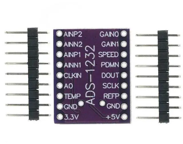 Alt view image 3 of 3 - CJMCU-1232 24-bit Ultra Low Noise ADC ADS1232 IPWR for And STM32 Analog to Digital Converter