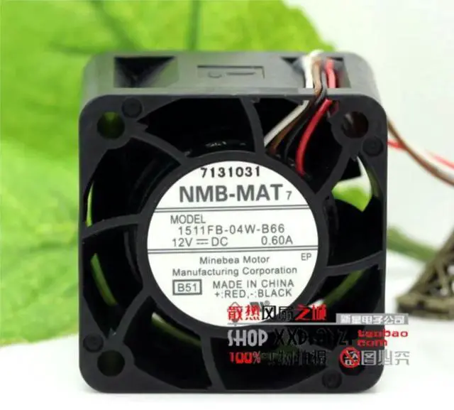 Main image of For 1511FB-04W-B66 4CM 40mm 4028 DC 12V 0.60A Server Cooling Fan - Reliable Performance Servers and Systems