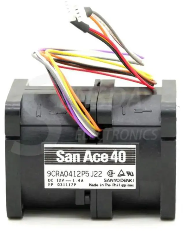 Main image of For Sanyo 9CRA0412P5J22 DC 12V 1.4A 4056 4CM 40mm 1U case server inverter axial cooling fans cooler