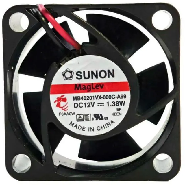 Alt view image 2 of 3 - for MB40201VX-000C-A99 4020 12V DC Cooling Fan 40x40x20mm 8200RPM 10.8CFM with Locked Rotor Sensor