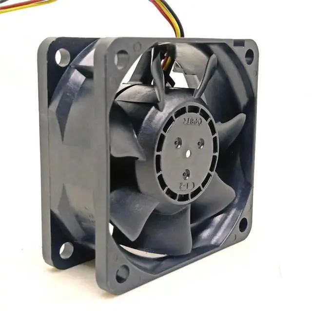 Alt view image 2 of 3 - 60mm 12V High-Speed PWM Cooling Fan 06025SA-12T-EU, Precision Double Ball Bearing, 7000RPM, 0.66A for CPU & Chassis Cooling
