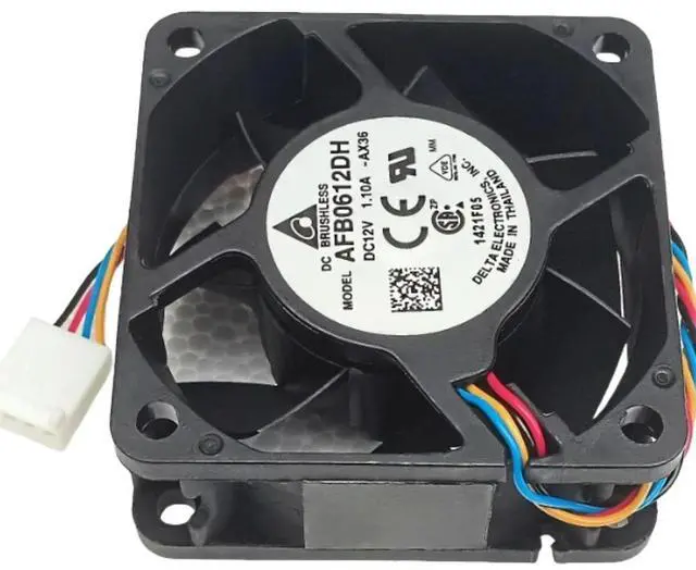 Main image of 60mm 6025 Fan for Delta AFB0612DH 6025 6CM 12V 1.1A Dual Ball Bearing High Speed PWM Cooling Fan