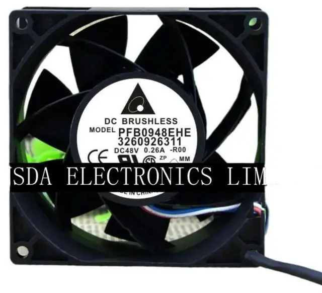 Main image of for delta PFB0948EHE -R00 3260926311 RD Alaram DC 48V 0.26A Inverter Fan 7000RPM 9038 9cm 90*90*38mm Blower Cooling Fan