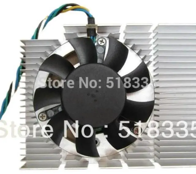 Main image of graphics card heat sink thickness of 13mm length 83mm width 55mm 4P plug(not include the heatsink)