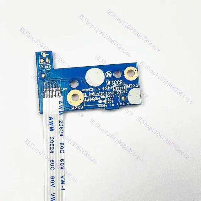 Alt view image 2 of 3 - For E1-572 E1-572G E1-510G NE522 laptop Power Button Board Cable LS-9531P