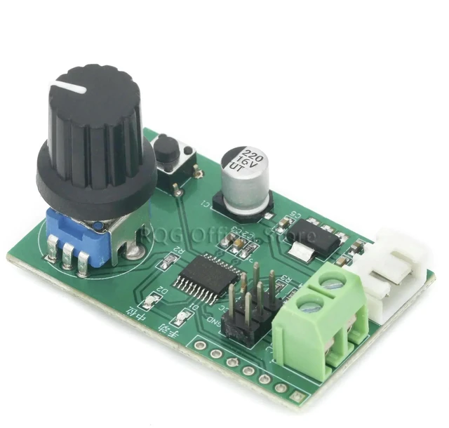 Alt view image 3 of 3 - MG995 MG996 SG90 Dual Channel Servos Adjustable Knob Serial Control Board Switch 8-Bit MCU Steering Gear Debugging Module
