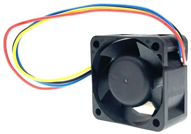 Alt view image 3 of 3 - 2pcs Mute 40mm 4cm 12V PWM Computer Case Cooling Fan,EF40201B1-Q01C-S99 for 40X40X20mm 1.28W 4Pin Quiet Silent Cooler