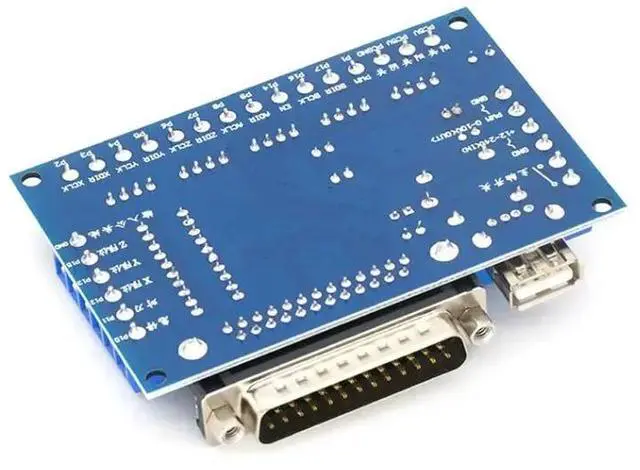 Alt view image 2 of 3 - MACH3 Interface Board CNC 5 Axis With Optocoupler Adapter Stepper Motor Driver + USB cable