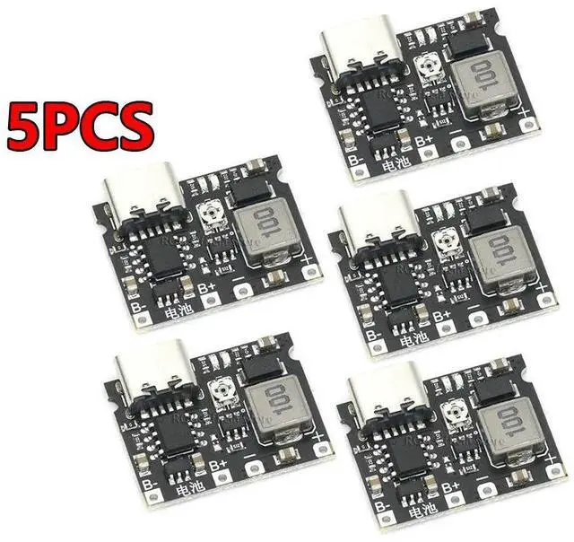 Main image of Lithium Li-ion 3.7V 4.2V Charger Board DC-DC Step Up Boost Module USB Type-C 2A Lithium Fast Charge Module