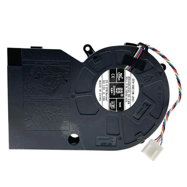 Alt view image 2 of 3 - EFH-08E12W-JP01 TKR4X-A00 Fan Radiator Cooler for Optiplex 3050 5050 CPU Cooling 0TKR4X 7D86K 07D86K