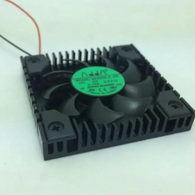 Alt view image 2 of 3 - AP0505LX-J90 FOR ADDA DC5V 0.1A 5cm 5008 50x50x8mm Ultra-thin industrial Fan Graphics Card Bridge fan with Heat sink Cooler
