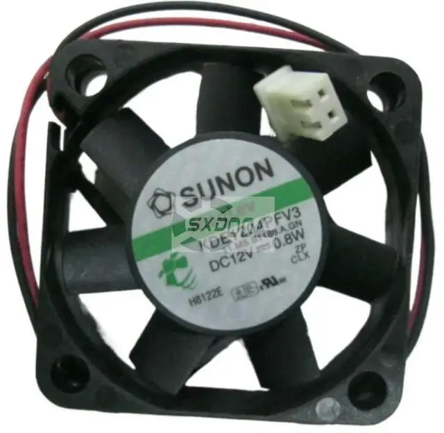 Main image of 2pcs 40mm Fan for KDE1204PFV3 12V 0.8W Micro Cooling Fan, 3500RPM, 3.26CFM, Low Noise, Server & Inverter Use