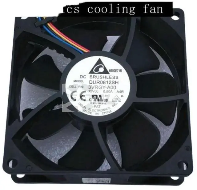 Alt view image 2 of 3 - for Delta QUR0812SH 80mm X 25mm DC 12V 0.5A PWM Cooling Fan 800-4400 RPM Servers, Industrial & Telecom Applications