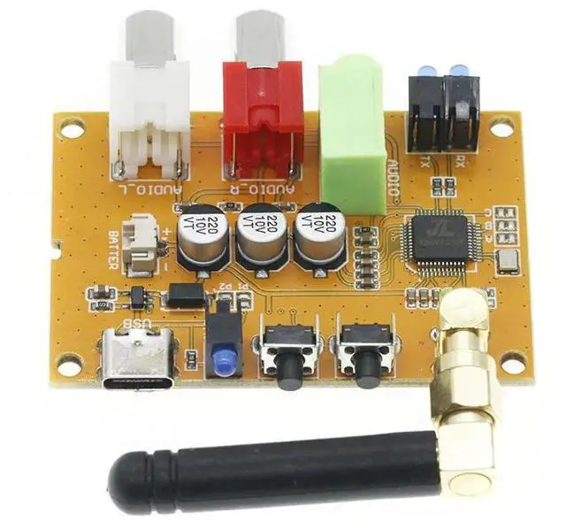 Main image of 5.3 GFSK Stereo Bluetooth-Compatible Audio Module Board DC 3.3V-5V Automatic Connection Last Devices