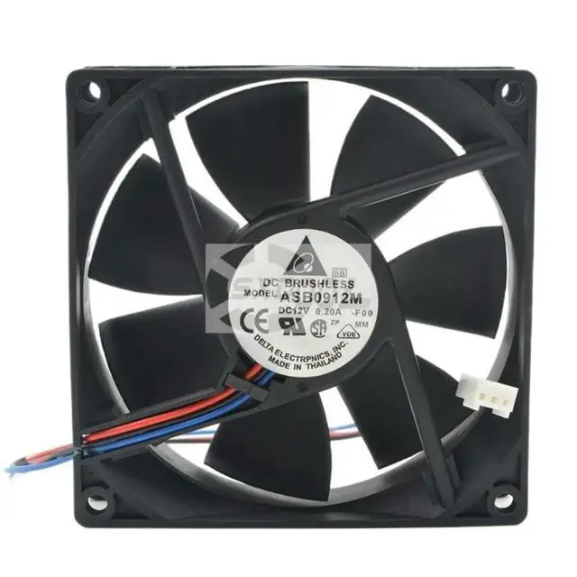 Alt view image 2 of 3 - 92mm 90mm 9cm Fan for Delta ASB0912M 9025 12V 0.20A Ultra Quiet Chassis Power Supply Cooling Reliable Performance