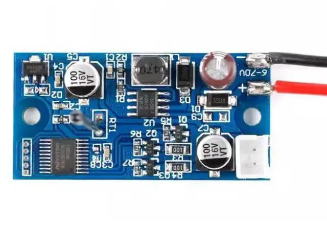 Alt view image 3 of 3 - DC 6-70V Cooling fan ligent temperature control module Chassis cooling Motor Speed Controller For Computer PC