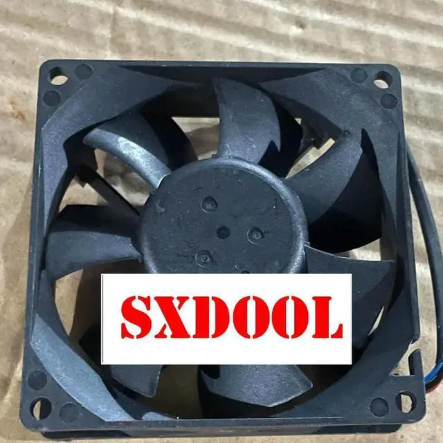 Alt view image 2 of 2 - for Delta AFB0812HH -R00 8025 12V 0.30A 80mm 8cm Three Wire Alarm Function Server Inverter Axial DC Brushless Cooling Fan