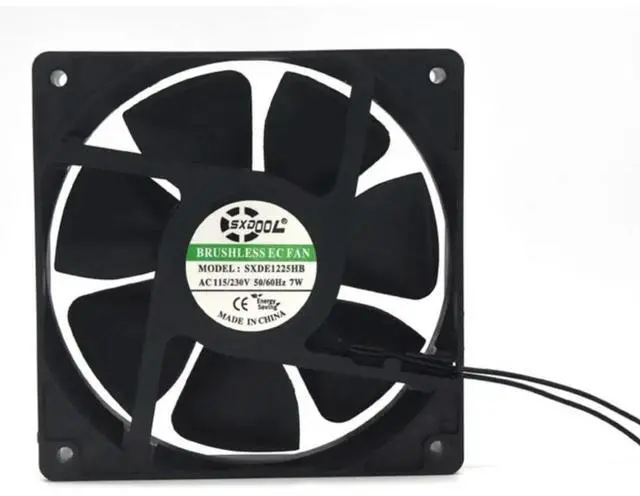Alt view image 2 of 3 - 120mm EC Fan Motor Axial 120*120*25 mm AC 110V 115V 220V 230V 2600RPM 100.2CFM Strong Air Flow Energy Saving