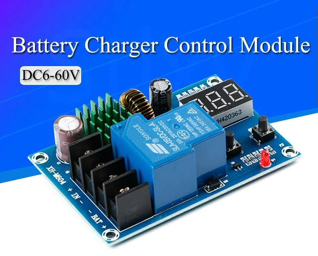 Main image of XH-M604 Charger Control Module DC 6-60V Lithium Charging Control Switch Protection Board