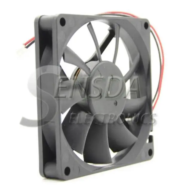 Alt view image 3 of 3 - 80mm Fan for Delta AFB0812HB 80x80x15mm DC 12V 0.20A Dual Ball Bearing Axial Cooling Servers and Inverters