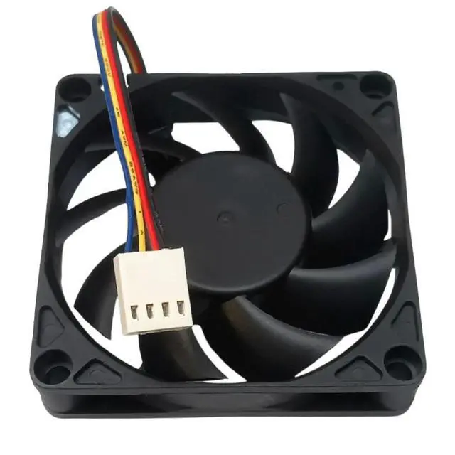 Alt view image 2 of 3 - 70mm 7015 Heatsink CPU Cooler Fan for EVERFLOW R127015SM 7015 7CM PWM Cooling Fan, 12V 0.15A Hydraulic Bearing Silent & Slim