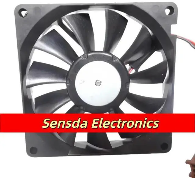 Main image of 80mm 12V Cooling Fan for 3106KL-04W-B39 8015 x 15mm DC 0.16A 3-Wire Dual Ball Server & Inverter