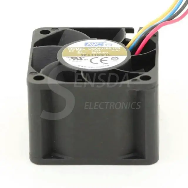 Alt view image 3 of 3 - for AVC DB04028B12S P141 40mm DC 12V 0.96A CPU Server Cooling Fan, 40x40x28mm, Case Radiator for Computer Systems