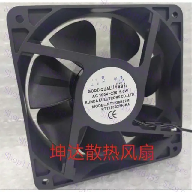 Main image of 1pc for RUNDA Fan RT1238B22M RT1238B22H-RA AC100V-230V 5.0W 12038 12CM axial fan