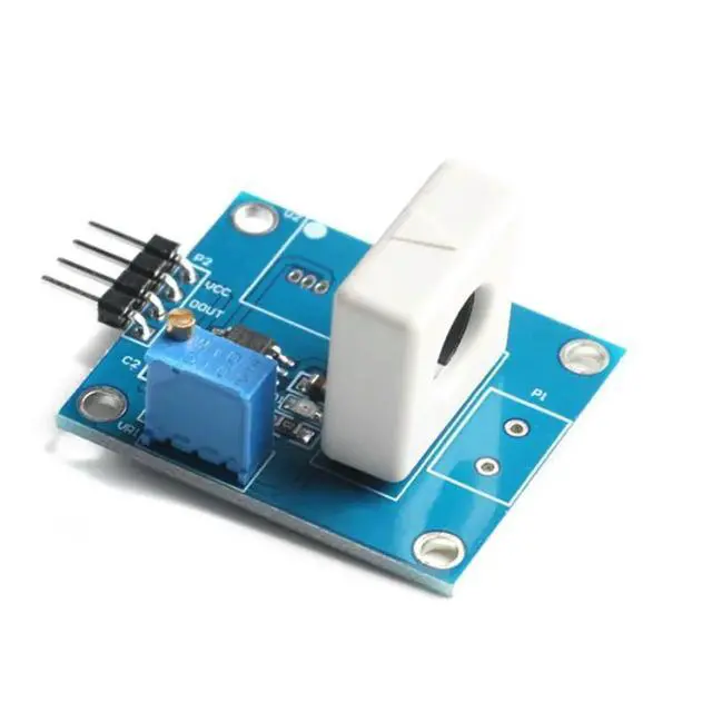Alt view image 3 of 3 - DC 5V WCS1800 Hall Current Detection Sensor Module 35A Precise With Overcurrent Signal Lamp