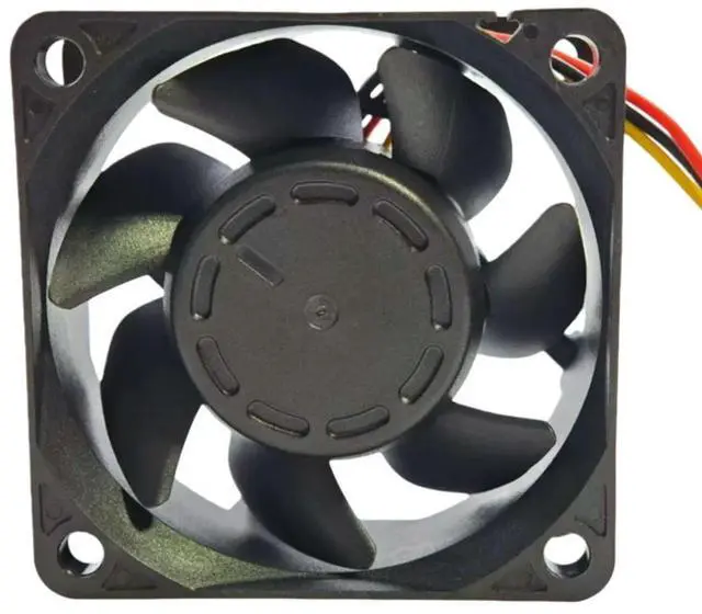 Alt view image 3 of 3 - for PVA060G12R 60x60x25mm DC 12V 6025 Cooling Fan, 3-Wire for Power Supply, PC Case, Server, Electronics