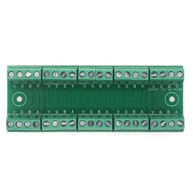 Alt view image 2 of 3 - RS485 power signal distribution board DC-in-out-turn multi-HUB hub board high current string 10 parallel