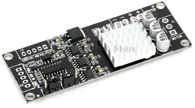 Alt view image 2 of 3 - XY-BLDC DC 12-30V 200W Three-phase DC Brushless With Hall Motor Controller Module 3 Phase Brushless Motor PWM PLC Drive Board