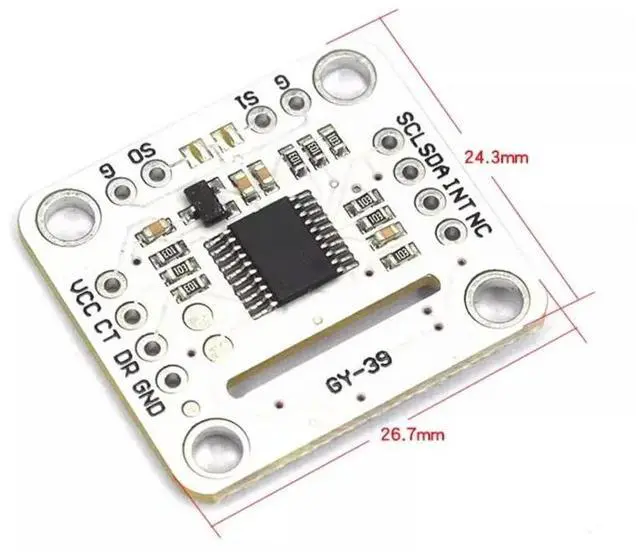 Main image of GY-39 MAX44009 BME280 Sensor Module STM32 Temperature Humidity Sensors UART I2C IIC TTL Electronic DIY Board GY 39