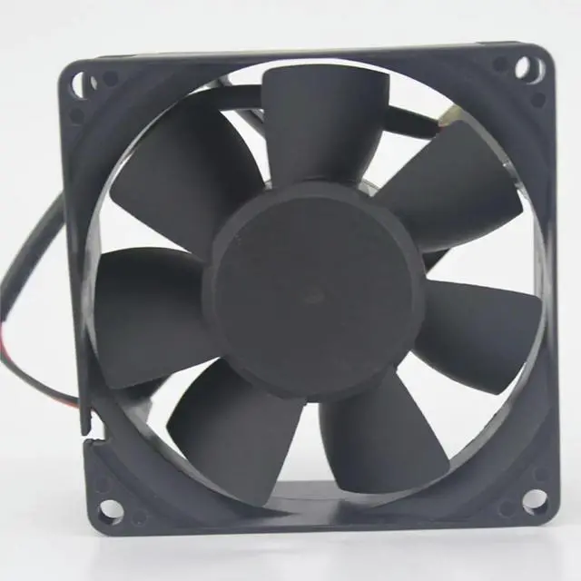 Alt view image 2 of 2 - 80mm Fan for PMD2408PTV1-A Cooling 8025 24V 5.3W Inverter Industrial Cooler, 2-Pin, 0.2208A